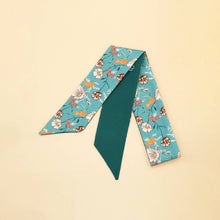Load image into Gallery viewer, Chic Floral Letter Twilly Scarf Gift Wrap