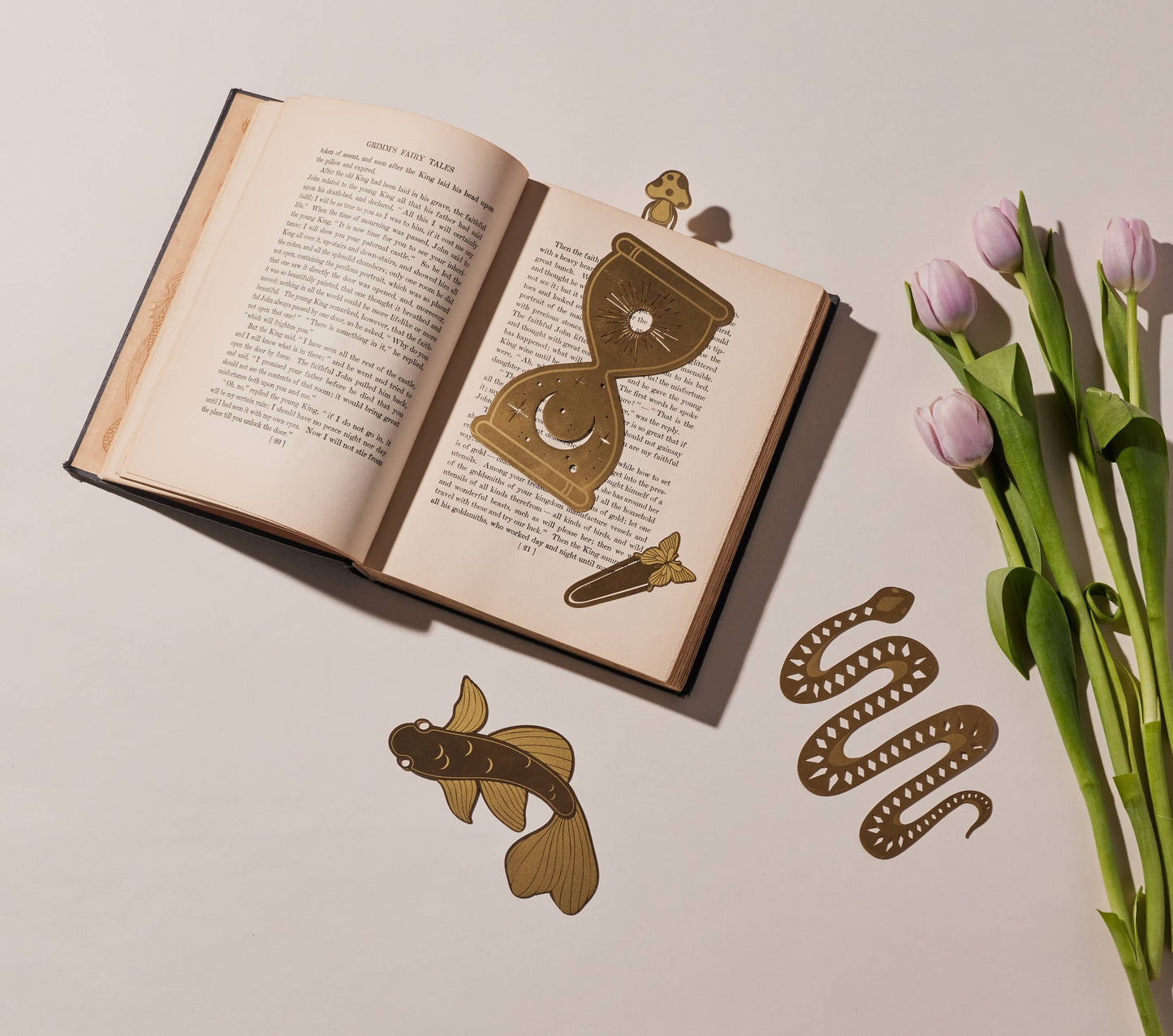 Metal Bookmark - Koi Fish