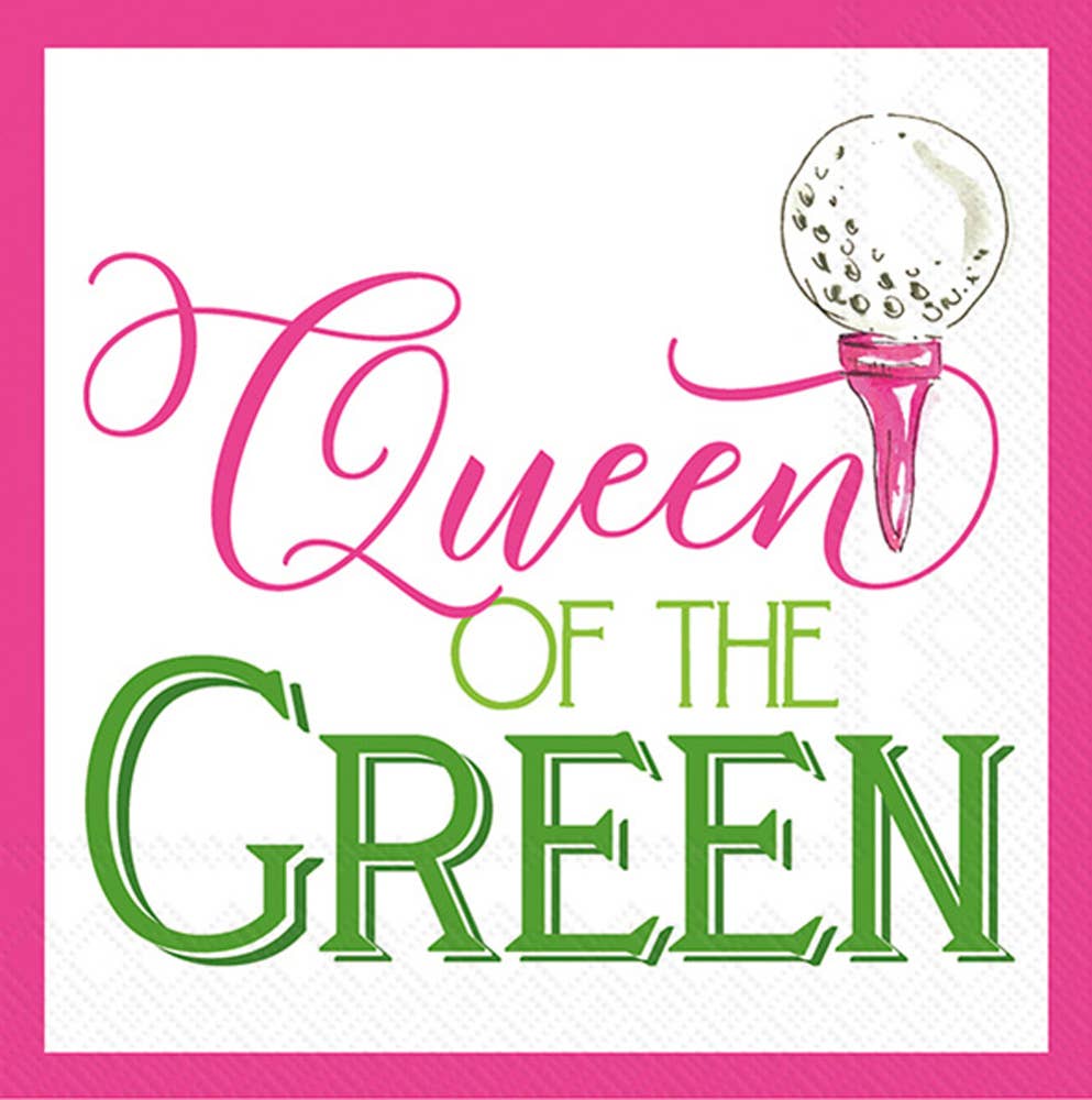 Paper Cocktail Napkin 20 Ct Queen Of The Green Rosanne Beck