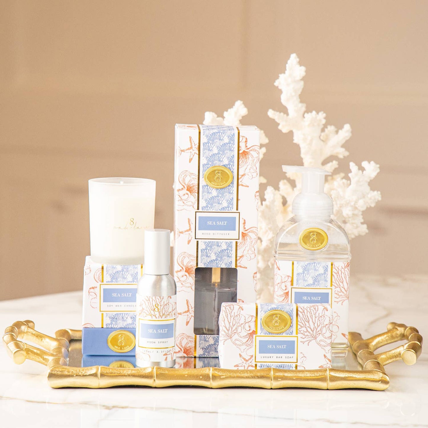 Sea Salt Wrapped Bar Soap