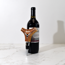 Load image into Gallery viewer, Antique Wooden Tennis Racquet Wine Bottle Opener