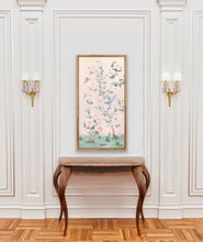 Load image into Gallery viewer, April, a pink chinoiserie canvas wrap