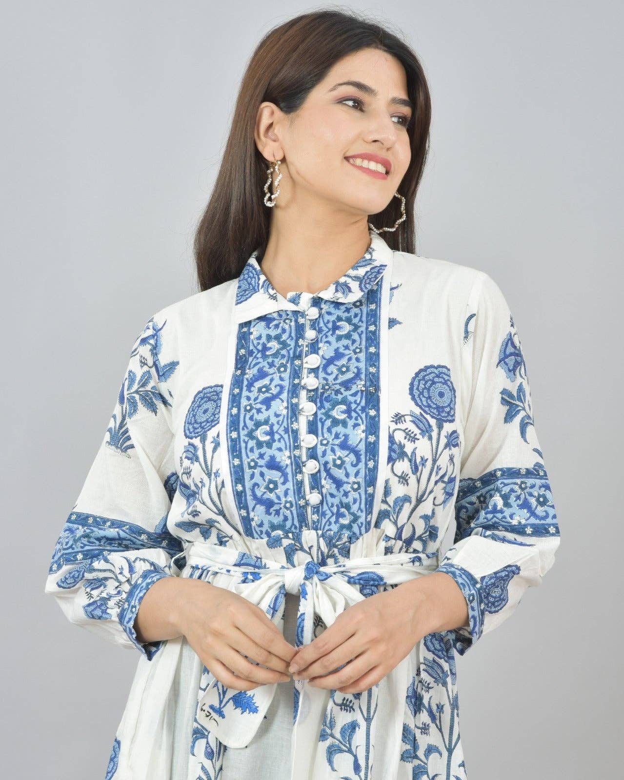 Hand Block Print Midi Dresses