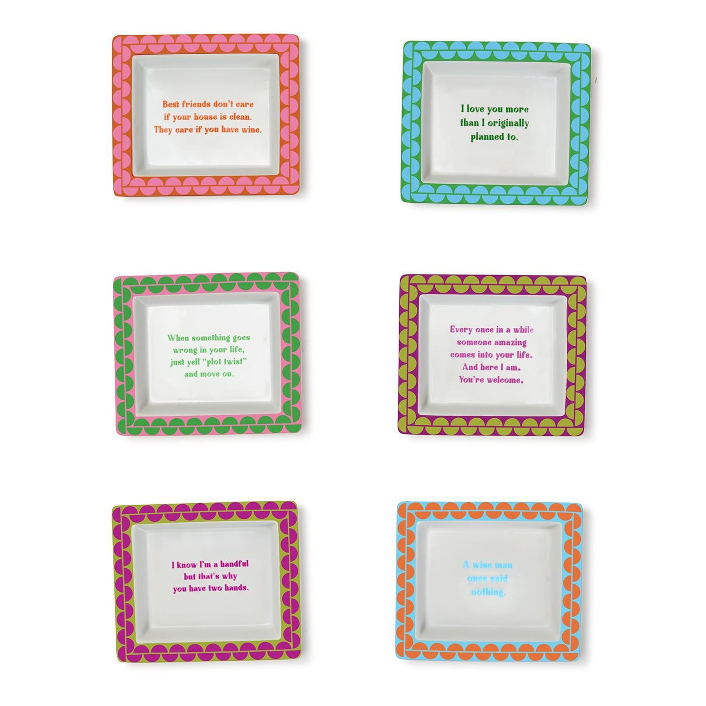 Sassy Wise Saying Desk Tray in Gift Box