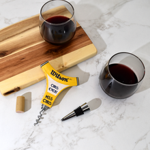 Load image into Gallery viewer, Antique Wooden Tennis Racquet Wine Bottle Opener