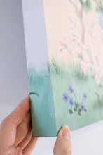 Load image into Gallery viewer, April, a pink chinoiserie canvas wrap