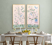 Load image into Gallery viewer, April, a pink chinoiserie canvas wrap