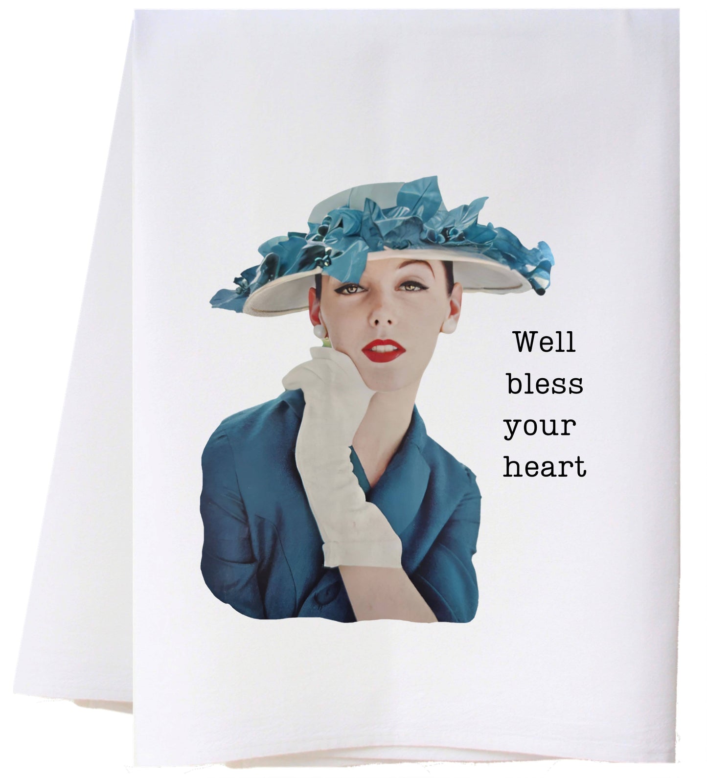 WELL BLESS YOUR HEART FLOUR SACK TOWEL