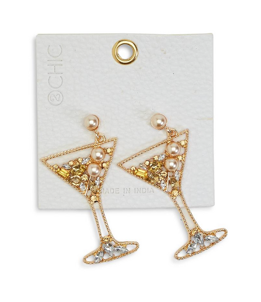 Crystal Embellished Earrings A/3