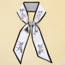 Load image into Gallery viewer, Chic Floral Letter Twilly Scarf Gift Wrap