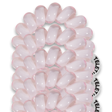 Load image into Gallery viewer, Spiral Hair Coils | Tiny | Rose Water Pink Hair Ties