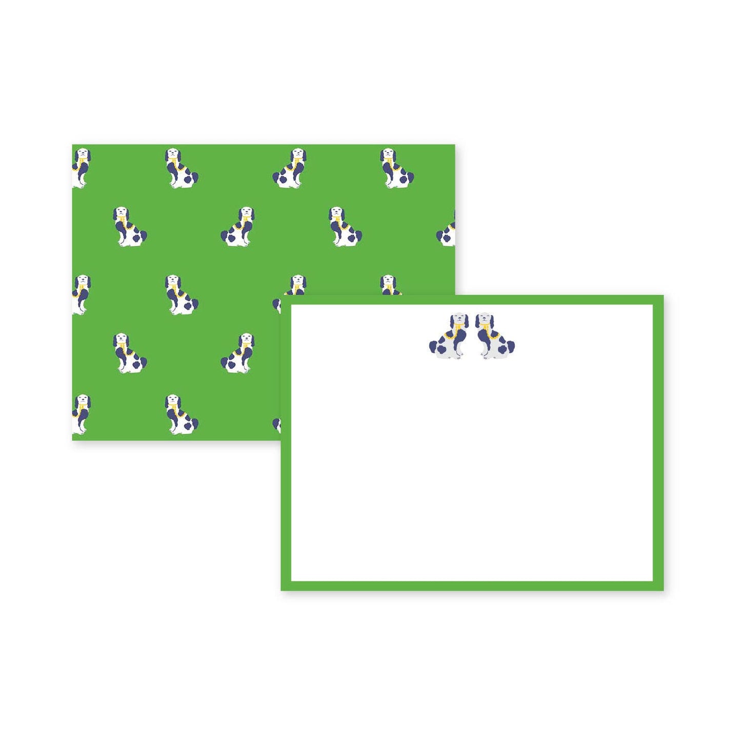 STAFFORDSHIRE DOGS BOUTIQUE FLAT CARDS