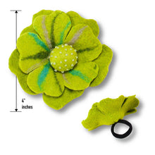 Load image into Gallery viewer, Big Flower With Beads Hair Band