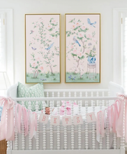 Load image into Gallery viewer, April, a pink chinoiserie canvas wrap