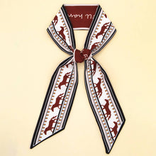 Load image into Gallery viewer, Chic Floral Letter Twilly Scarf Gift Wrap