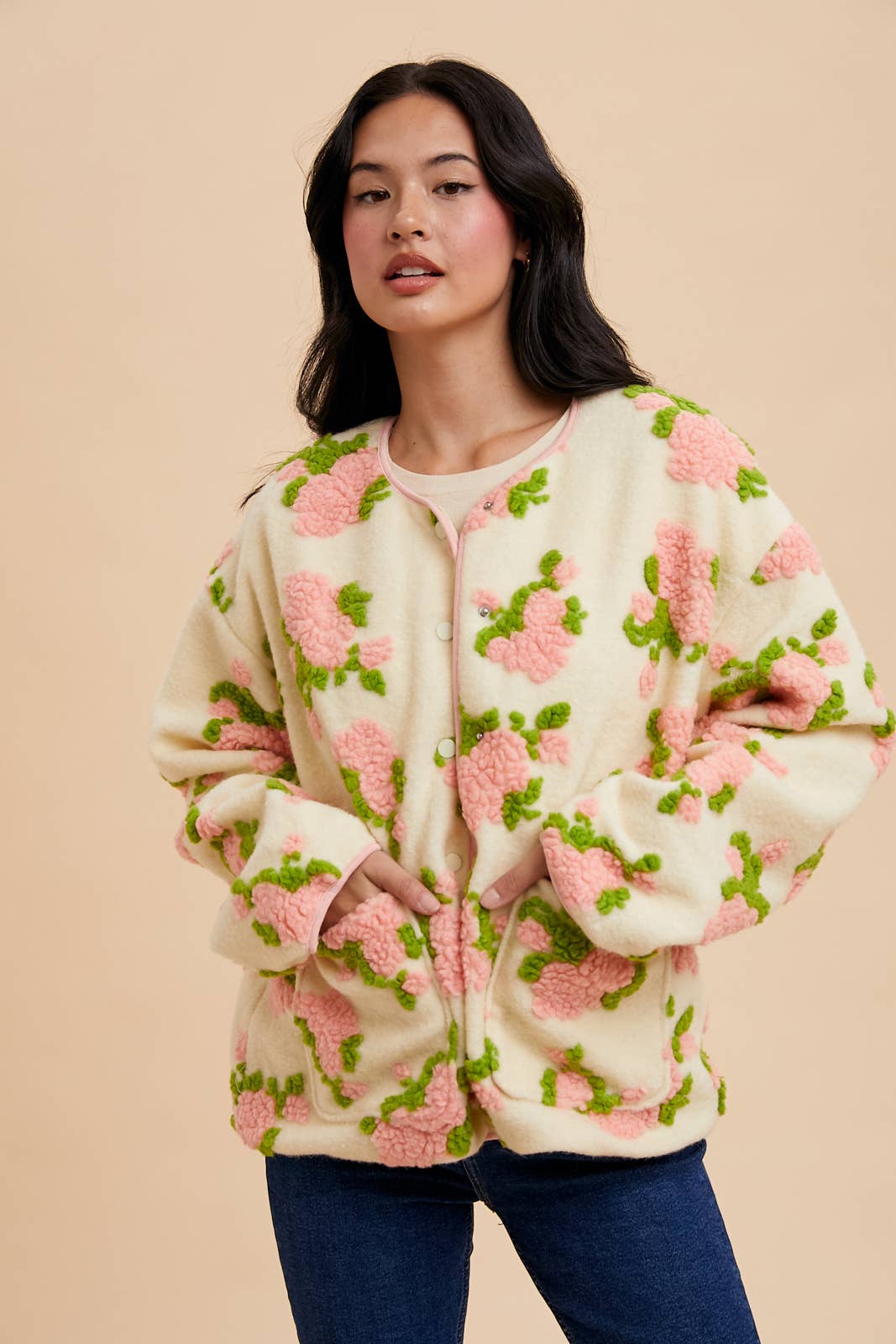 Floral Tufted Jacket