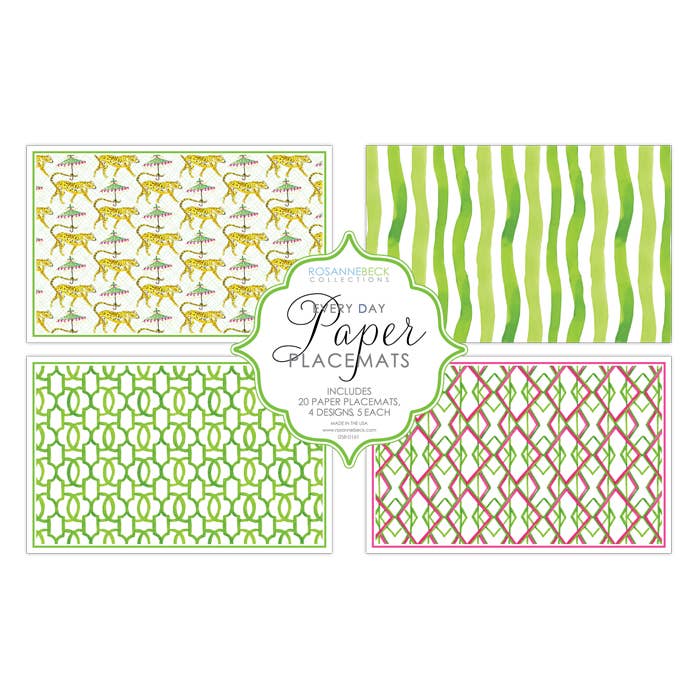 RosanneBeck Collections - Dressed Up Cheetahs Placemat