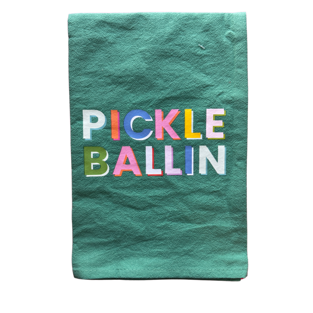 Pickleball Color Block Towel