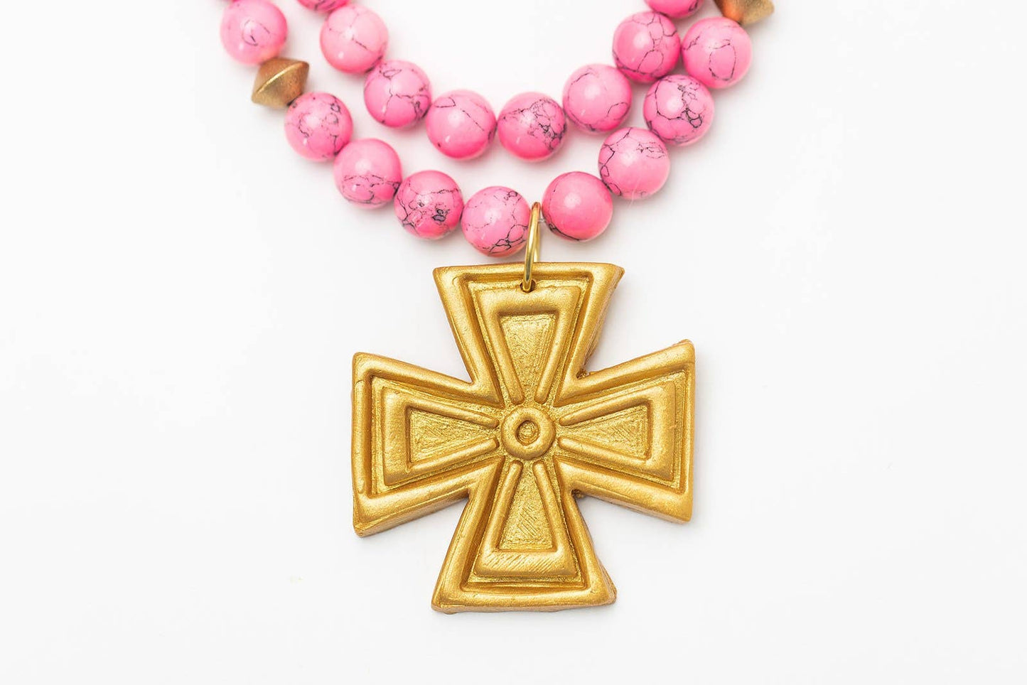 Bright Pink Jade Double with Anna Cross