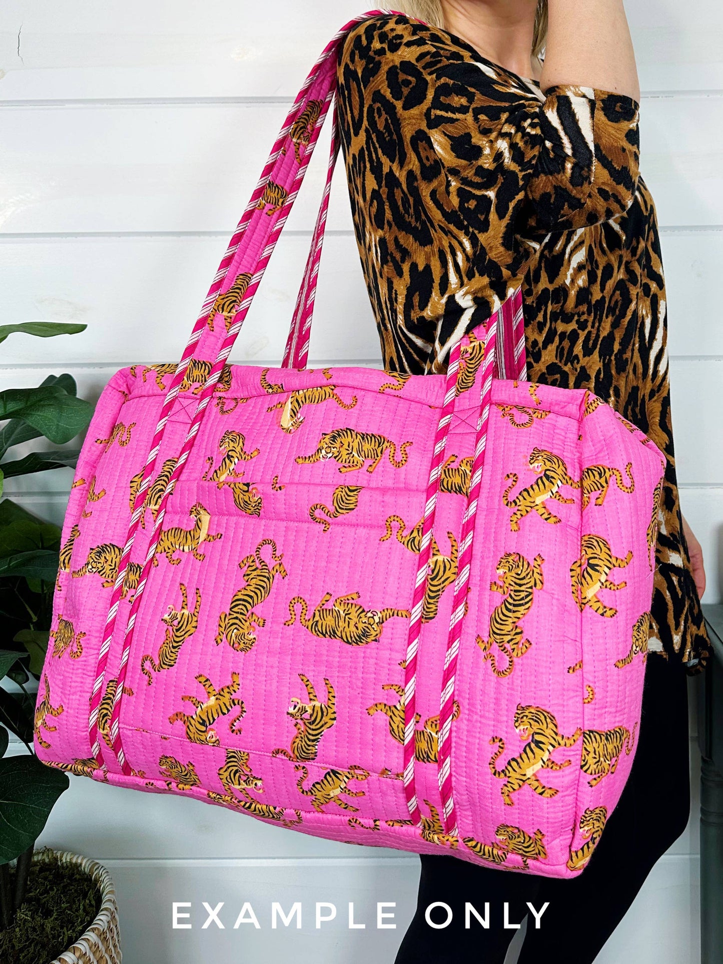 Quilted Duffle Bags | Block Print | Weekender Bag | Floral