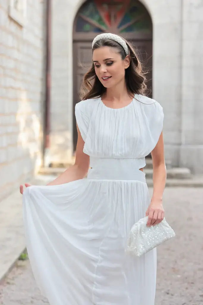 PEARL HEADBAND, IVORY
