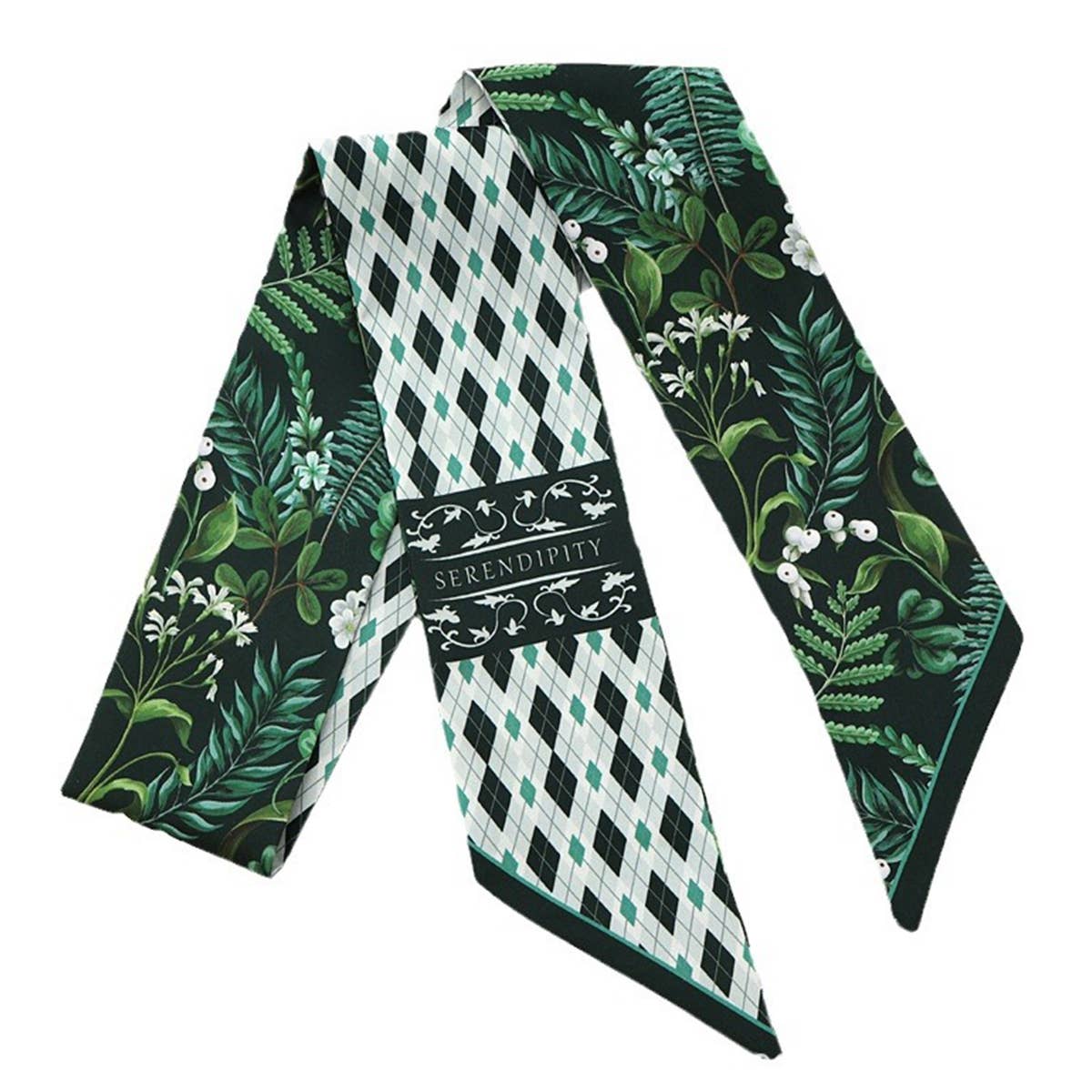 Fruit Print Twilly Scarf – Hair Tie & Bag Ribbon