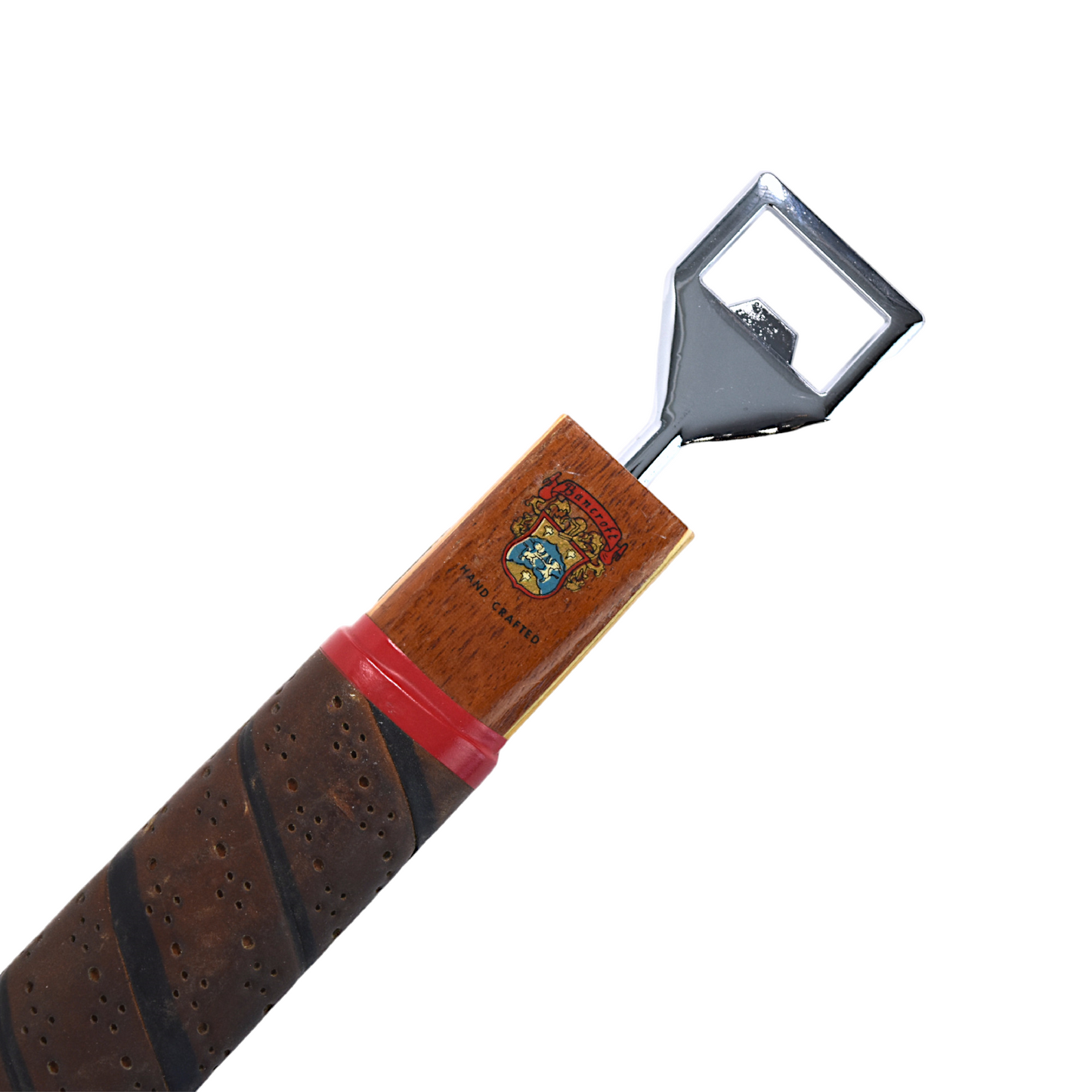 Antique Wooden Tennis Racquet Beer Bottle Opener