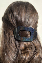 Load image into Gallery viewer, Round Flat Hair Clip | Small | Midnight Magic
