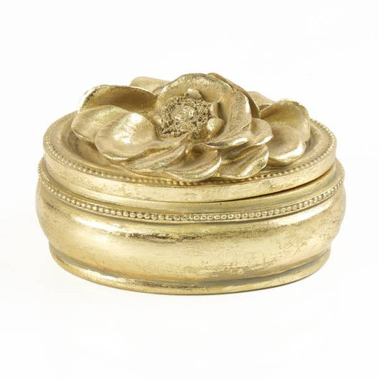 White Patchouli et Blanc Medium Gold Candle