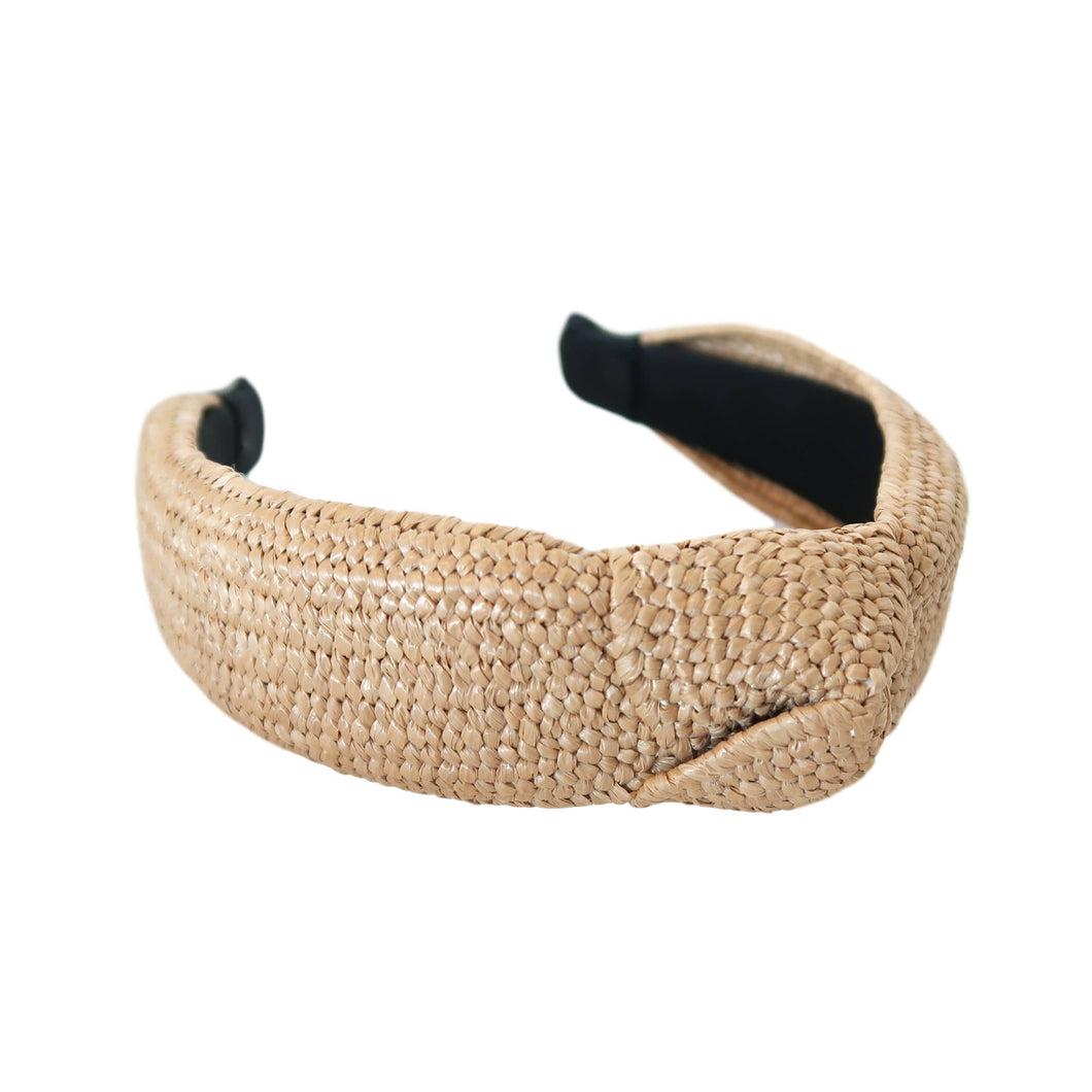 Natural Raffia Headband