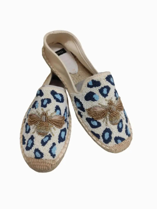 Leopard Beaded Shoes