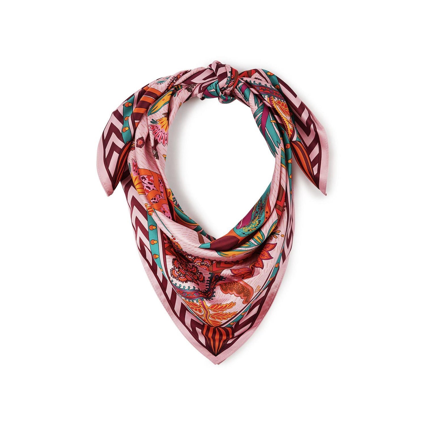 Magic India Rose Square Scarf