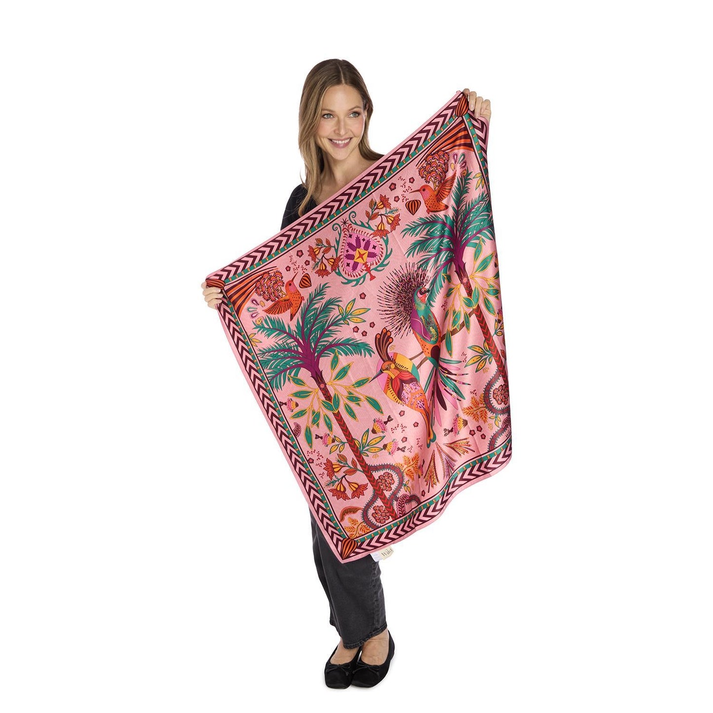 Magic India Rose Square Scarf