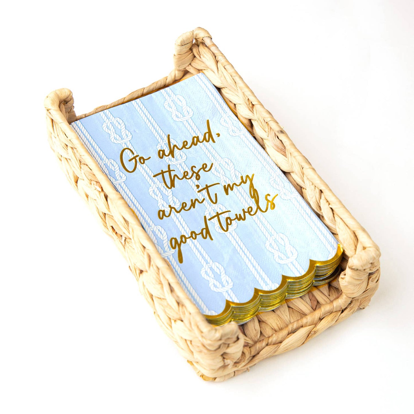 Nautical Knot Paper Guest Towel Packs