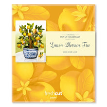 Load image into Gallery viewer, Lemon Blossom Tree Pop Up Greeting Card
