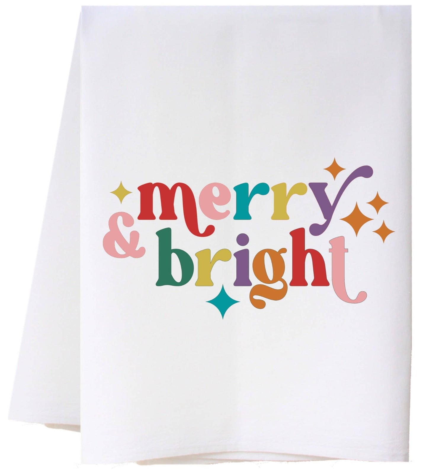 MULTI MERRY & BRIGHT FLOUR SACK TOWEL