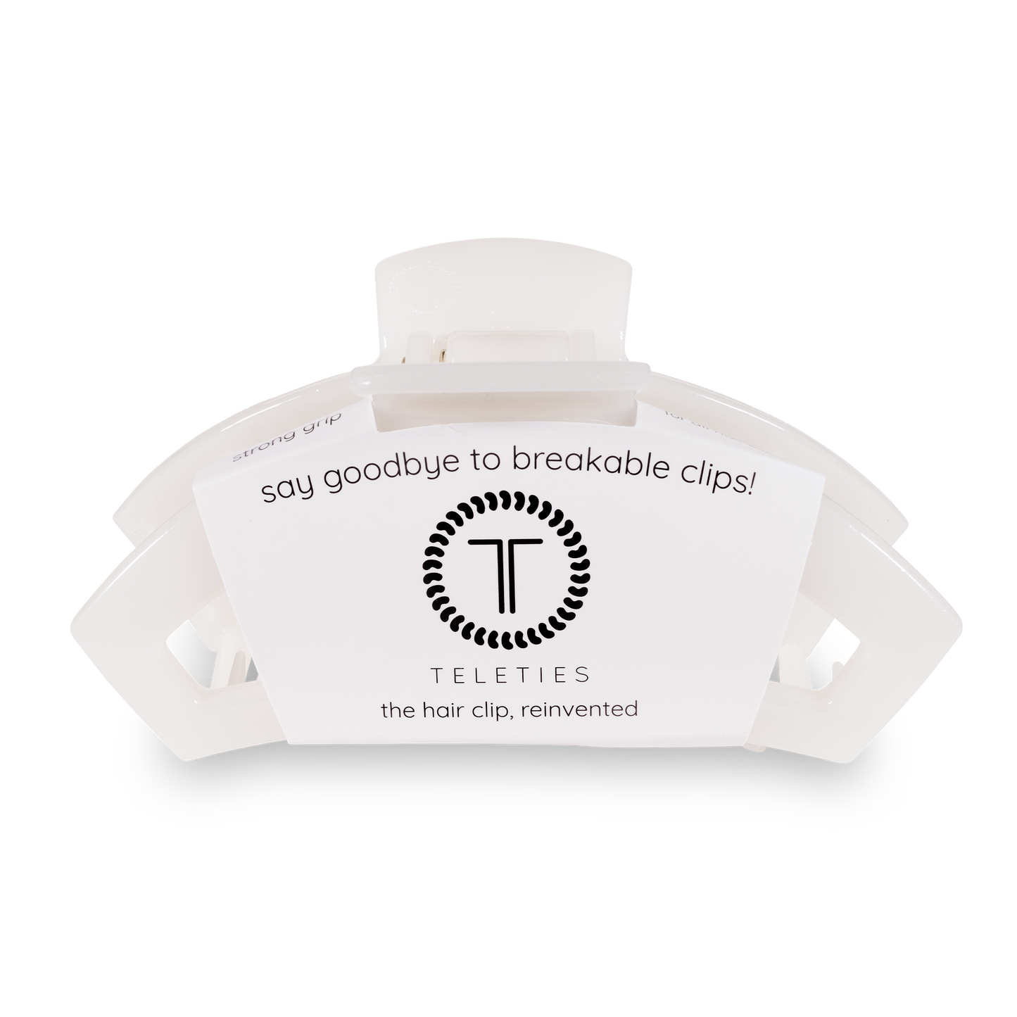Open Hair Clip | Large | Coconut White
