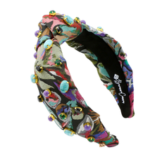 Load image into Gallery viewer, Jeweled Tapestry Floral Headband
