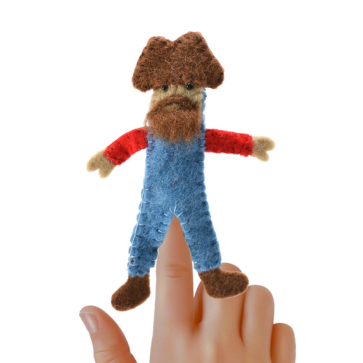 Felted Old McDonald's Farm Animal Finger Puppet (5 in a Set)