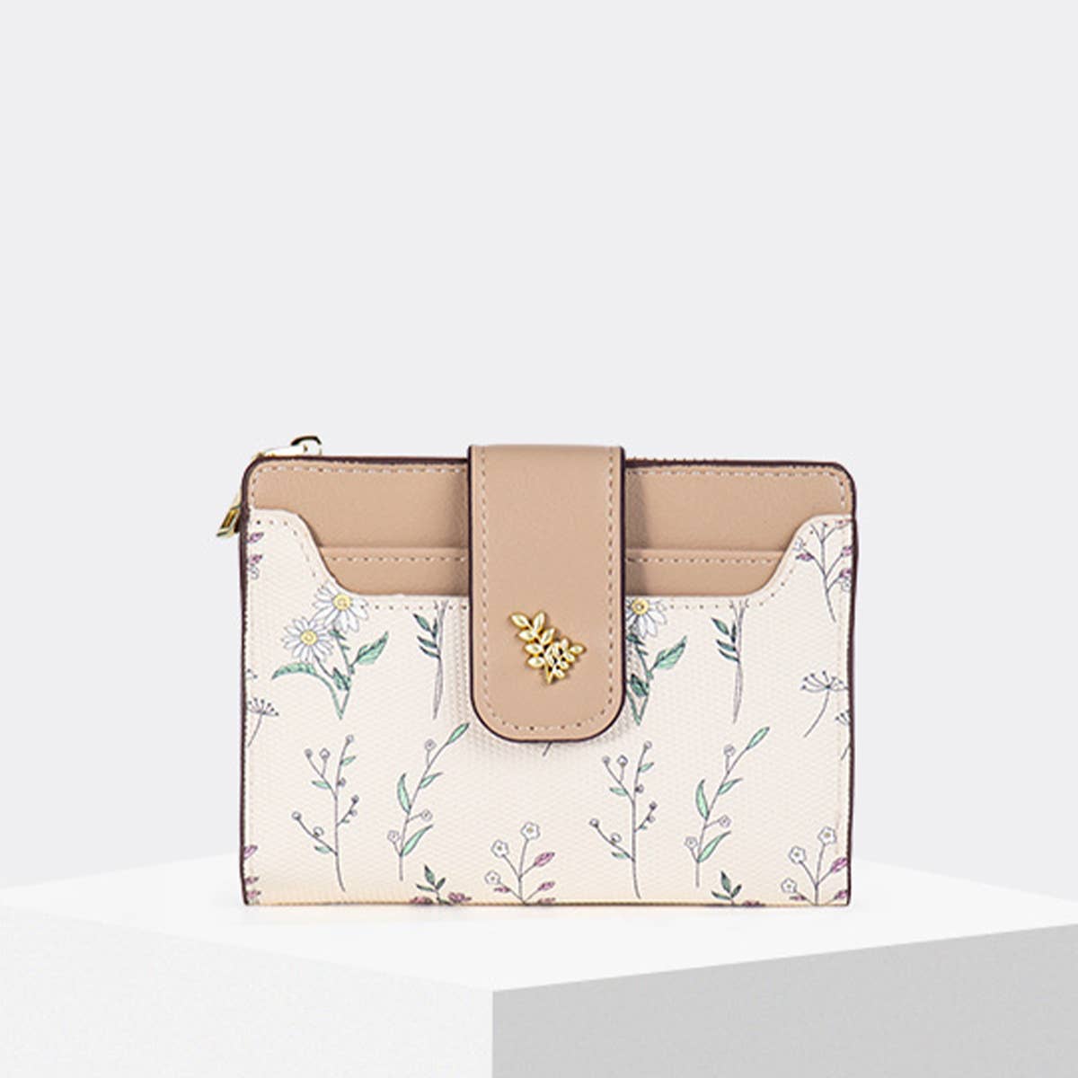 CONTRAST COLOR EXQUISITE SHORT WALLET