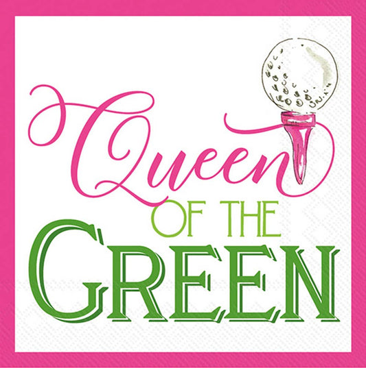 Paper Cocktail Napkin 20 Ct Queen Of The Green Rosanne Beck