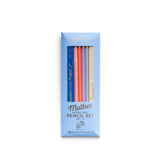 Mother Knows Best - 2 Carpenter, 4 Hex Pencil Set