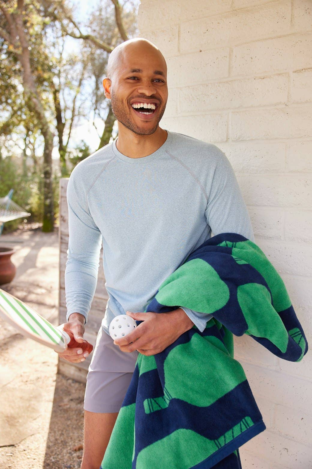 Pickleball Smash Grass Blanket