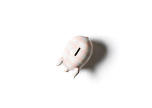 Load image into Gallery viewer, Pink Gingham Piggy Bank
