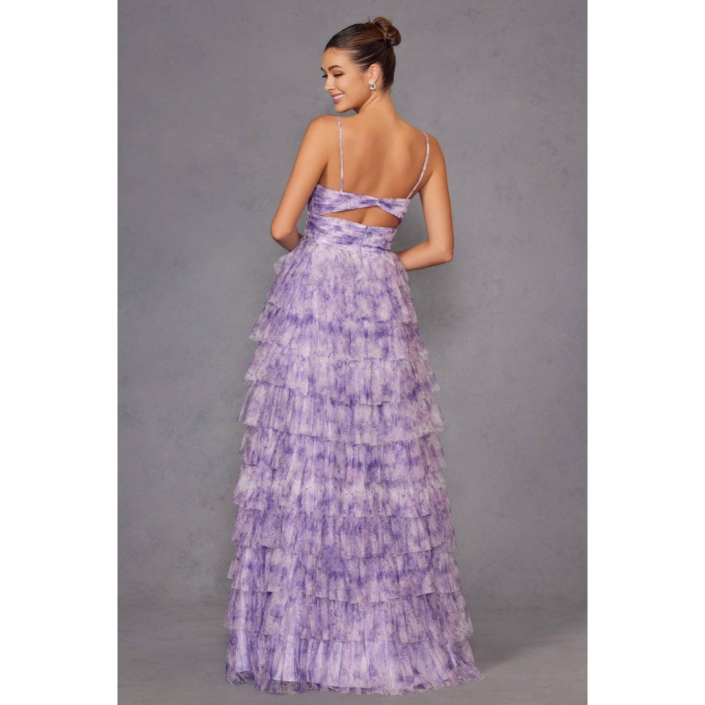 Tiered Evening Gown