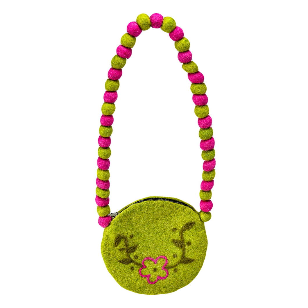 Flower Ball Handle Kids Bag