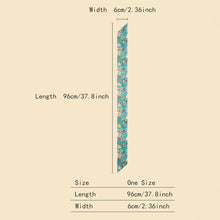 Load image into Gallery viewer, Chic Floral Letter Twilly Scarf Gift Wrap
