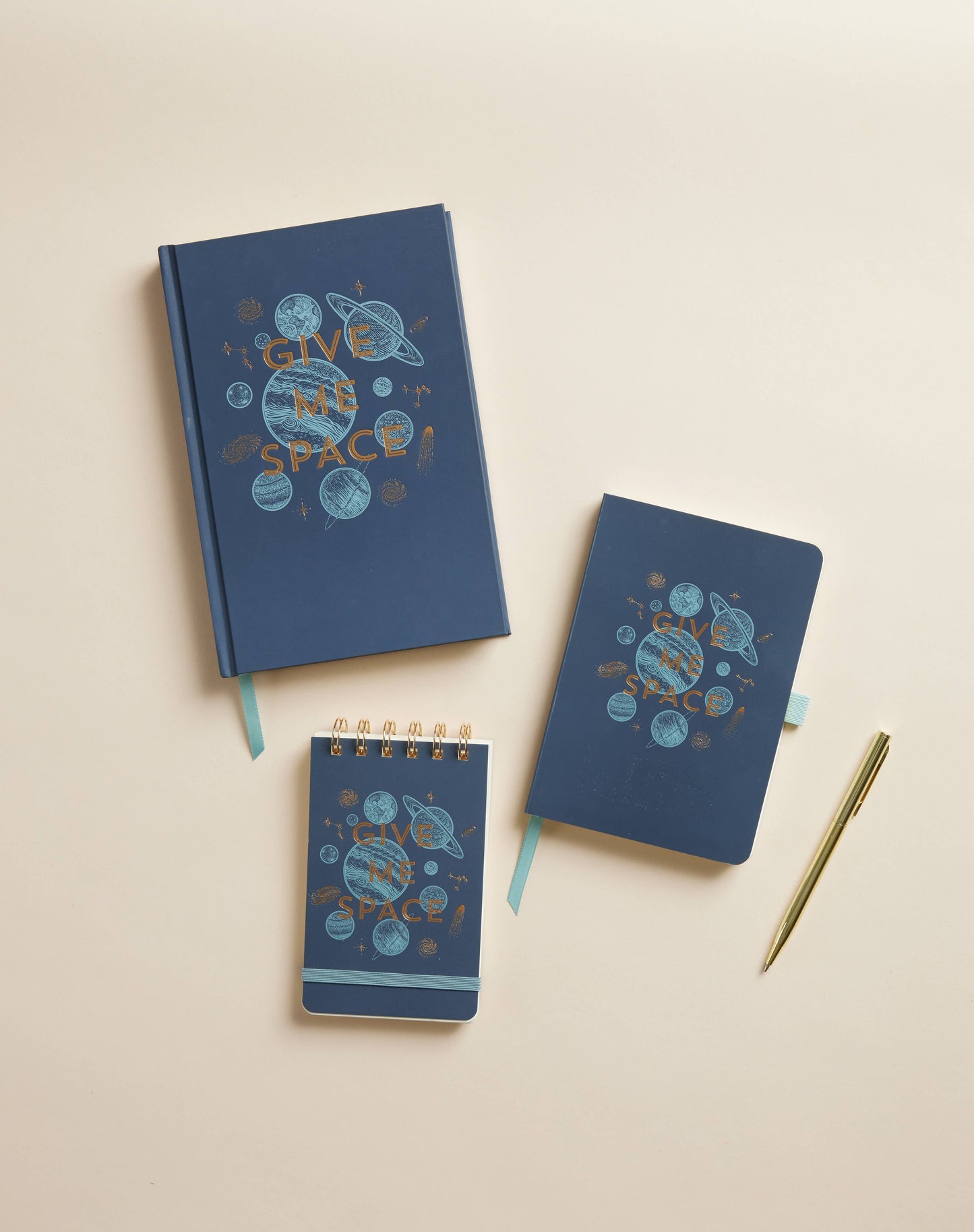 VINTAGE SASS TWIN WIRE NOTEPAD, 3.25" X 5.5" - GIVE ME SPACE