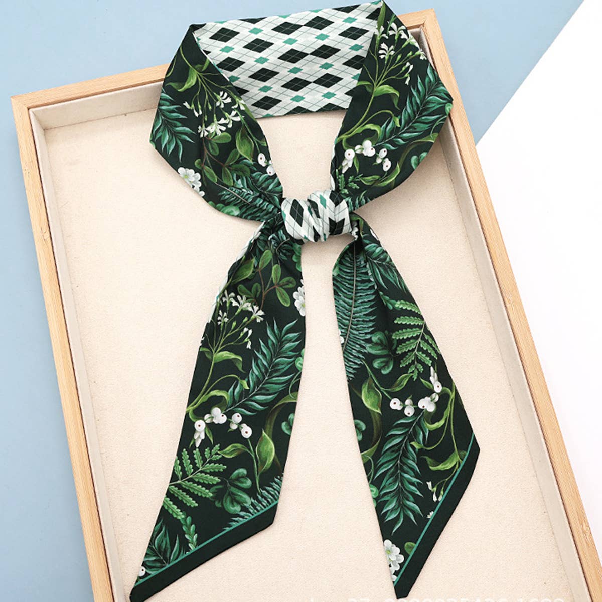 Fruit Print Twilly Scarf – Hair Tie & Bag Ribbon