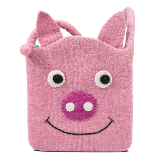 Pig Face Cross Body Kids Bag
